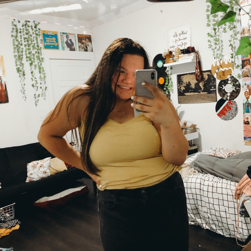 Yellow tank top